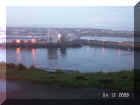 Wick Quay at dusk.