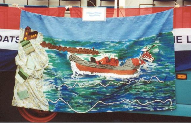 Tapestry designed by Moorside First School.