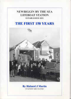 This 112 Page book is on sale from the Newbiggin Lifeboat Station, priced 6.00p