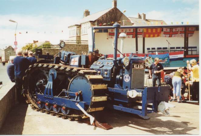 Newbiggin's first motor-powered tractor.